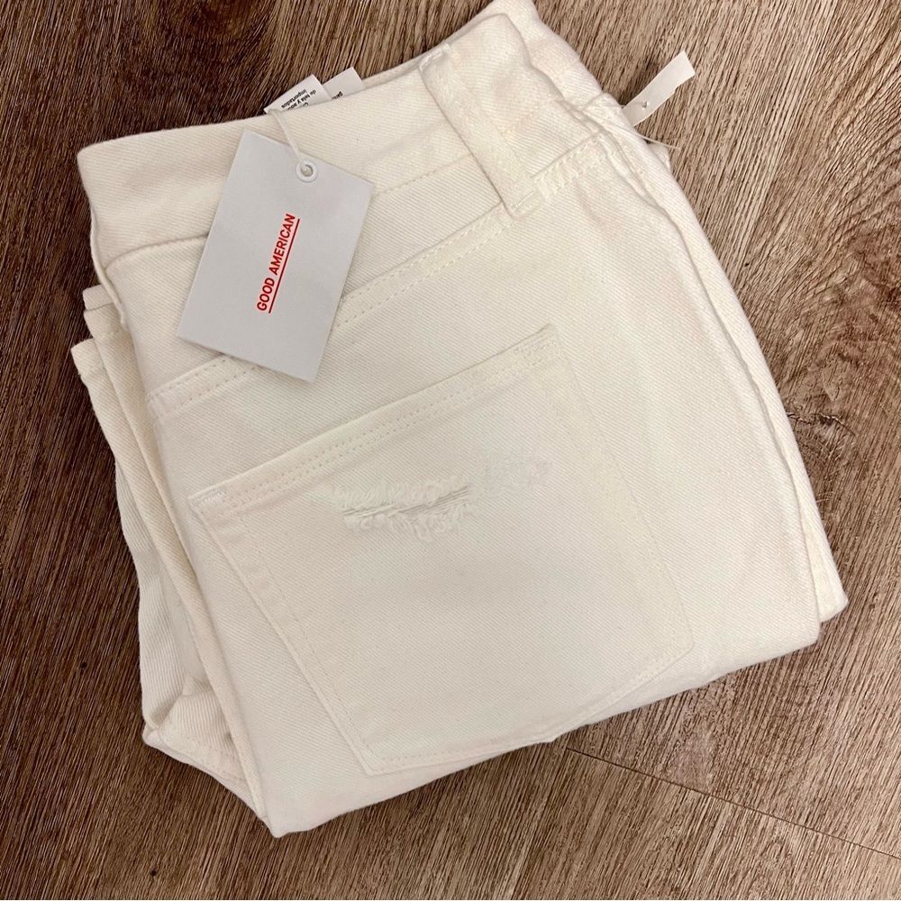 Good American Good Curve Jeans White D4